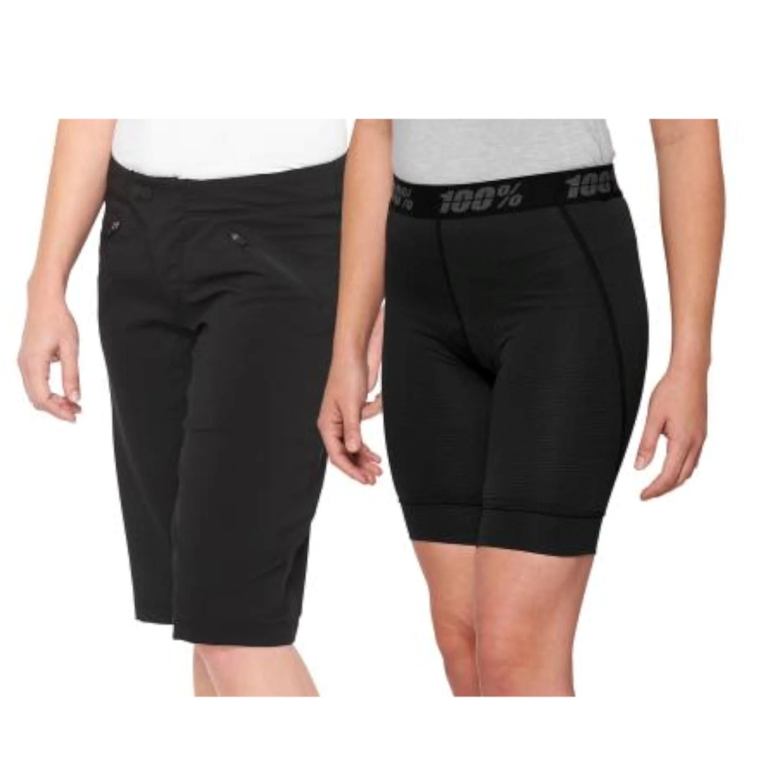 100% Damen Fahrradshort Ridecamp mit Innenhose - Image 13