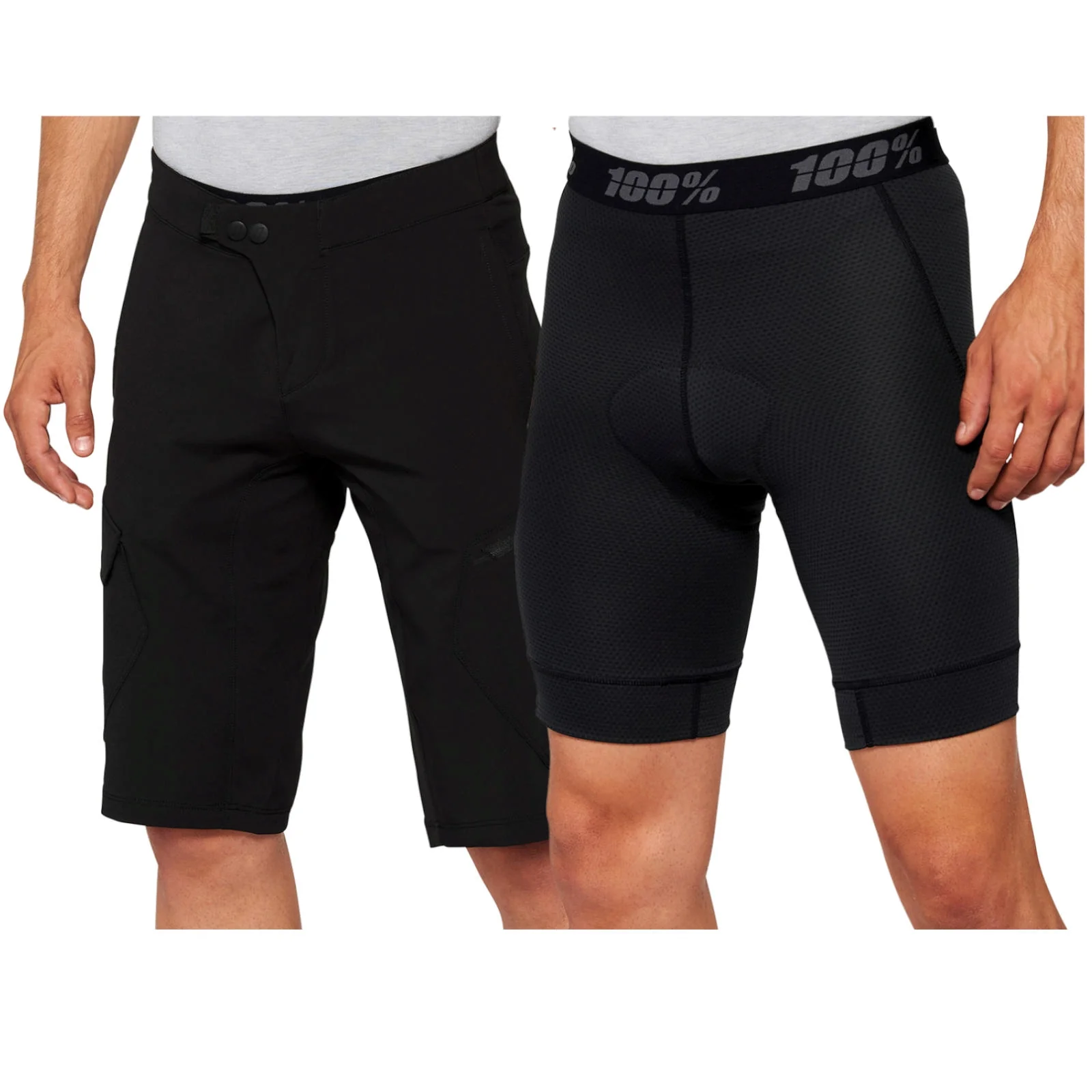 100% Herren Fahrradshorts Ridecamp mit Innenhose - Image 3