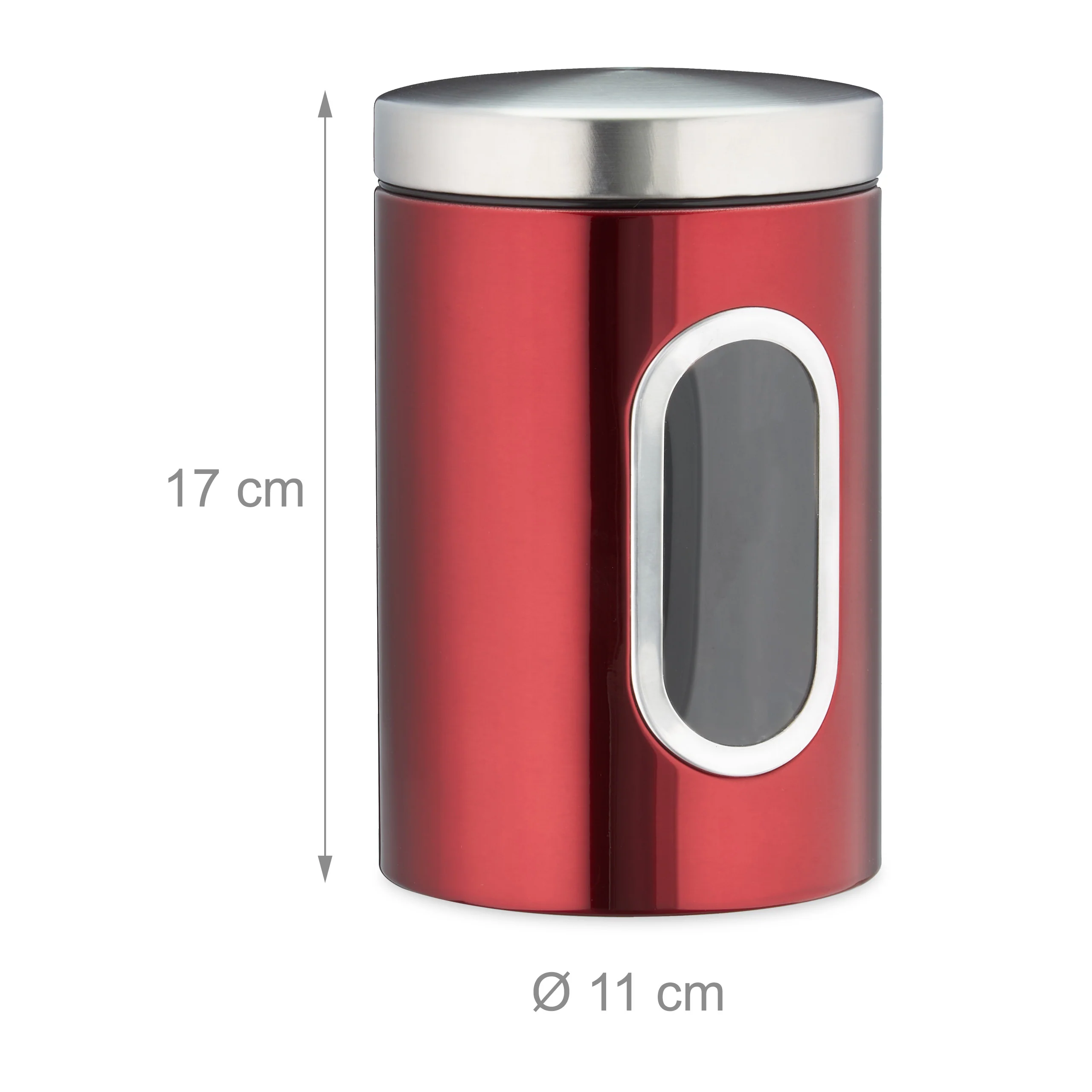 10x Vorratsdose mit Sichtfenster weiß - Image 17