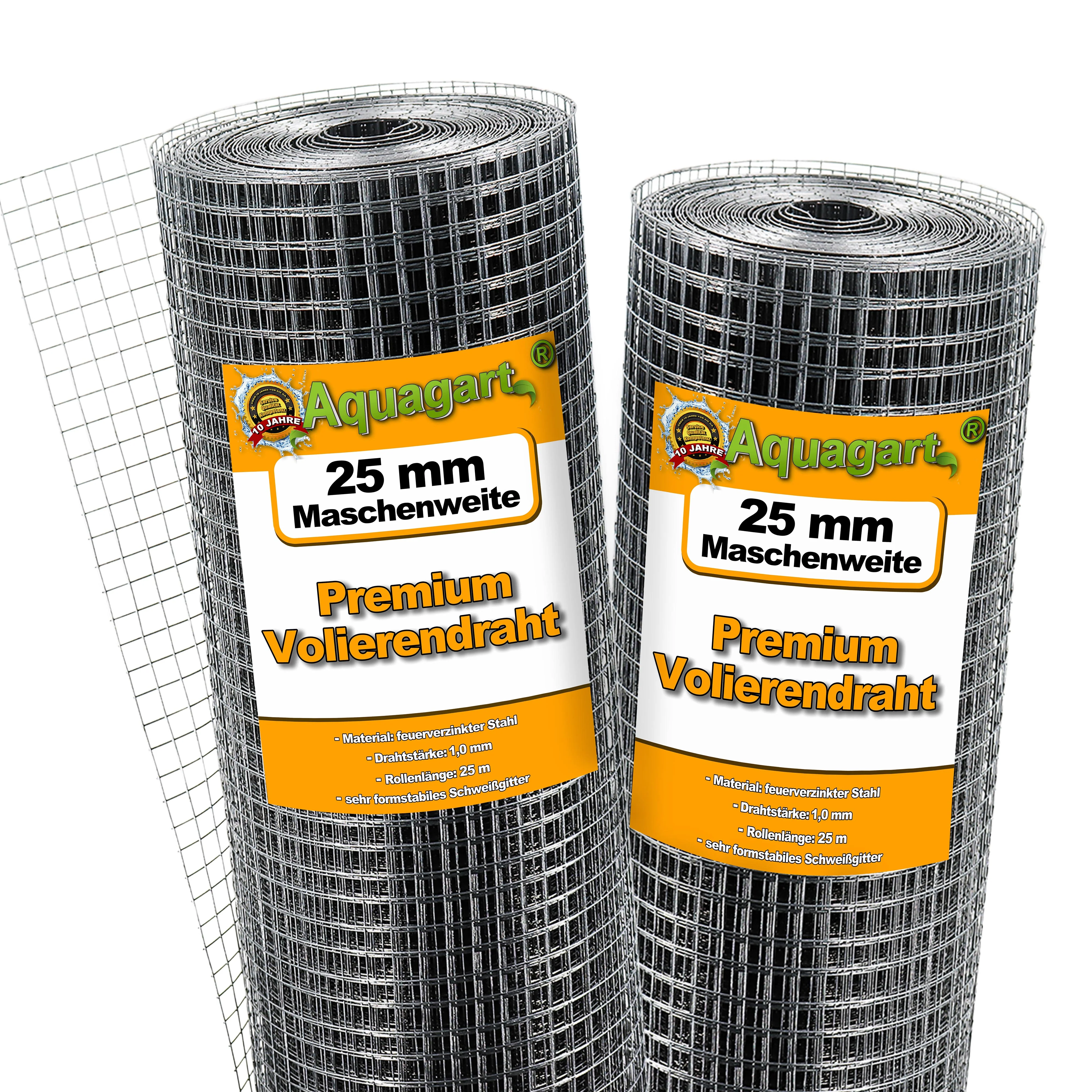 Volierendraht Drahtgitter Schweissgitter Drahtgeflecht Drahtzaun 25mm 1m breit - Image 7