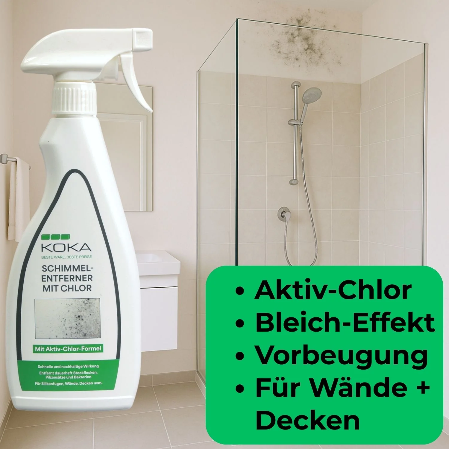 12x Schimmelentferner mit Aktiv-Chlor-Formel je 500ml - Image 6