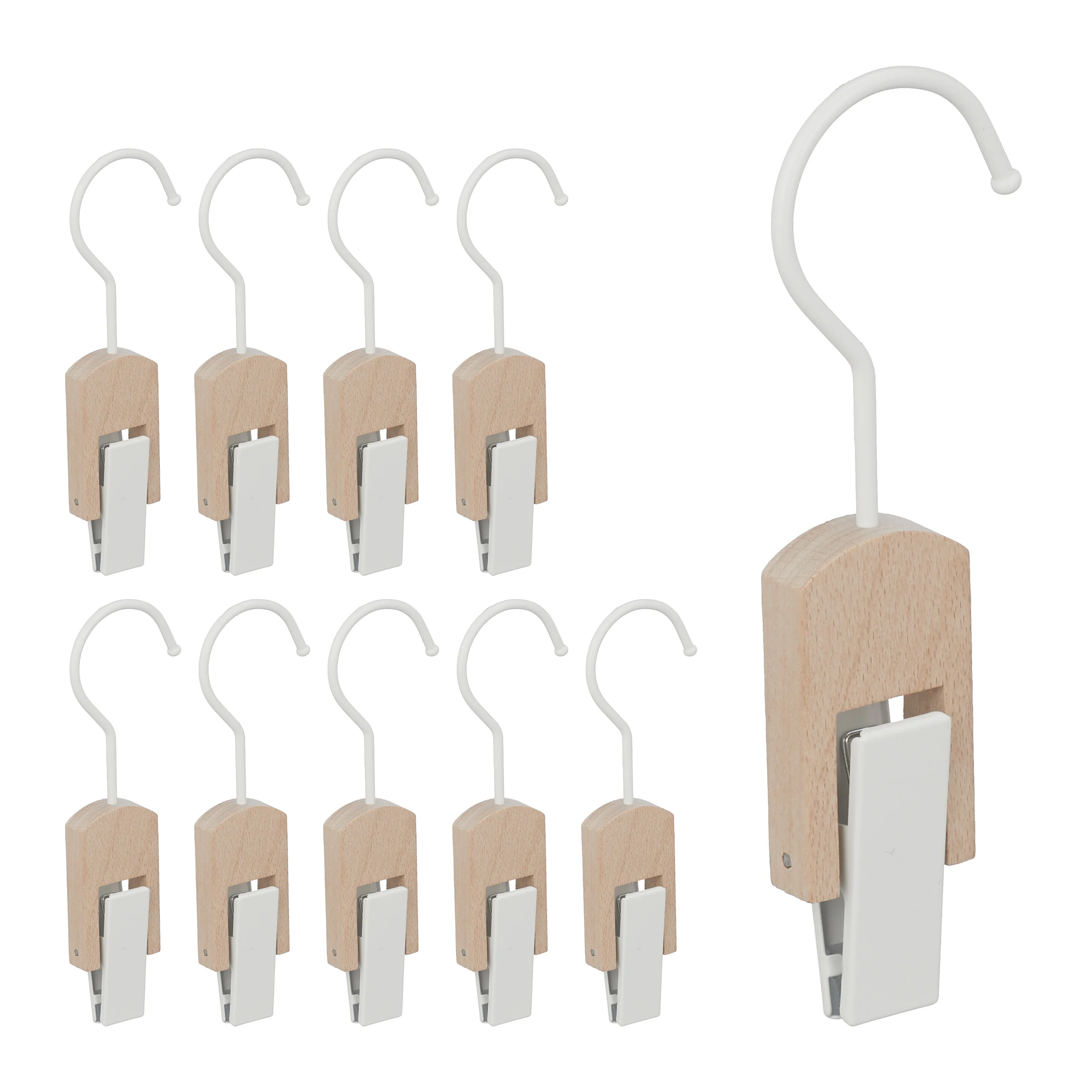 20 x weiße Stiefelhaken - Image 4