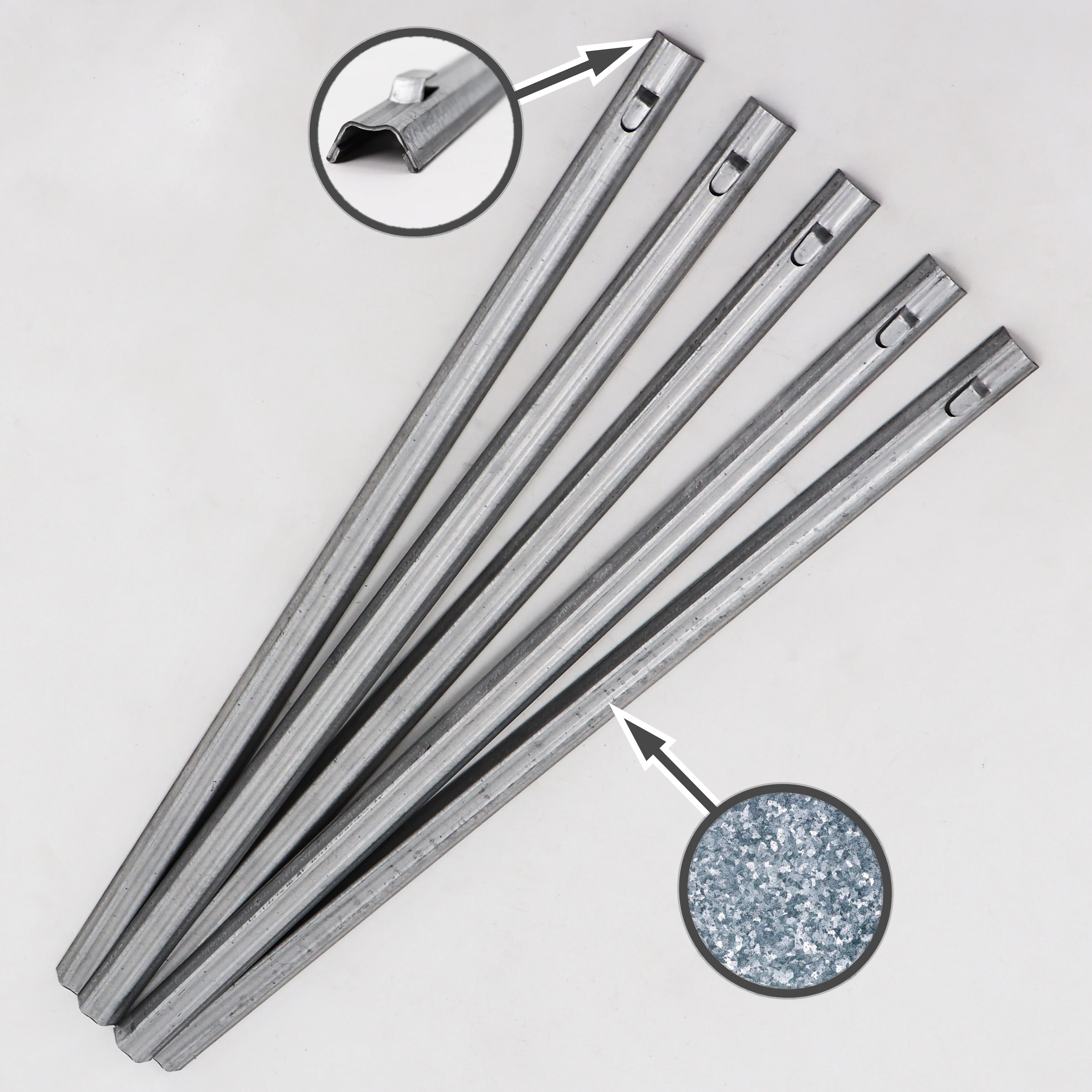 W-Profil Zaunanker Erdanker für Wildzaun Forstzaun Weidezaun 50cm - Image 51