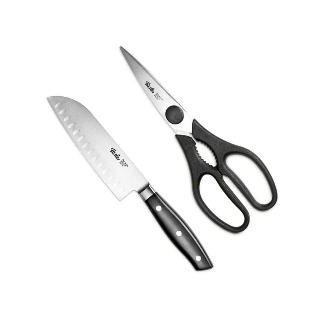 2tlg Küchenmesser-Set - Fissler Santoku Messer 130m + Küchenschere SET 7 - Image 18