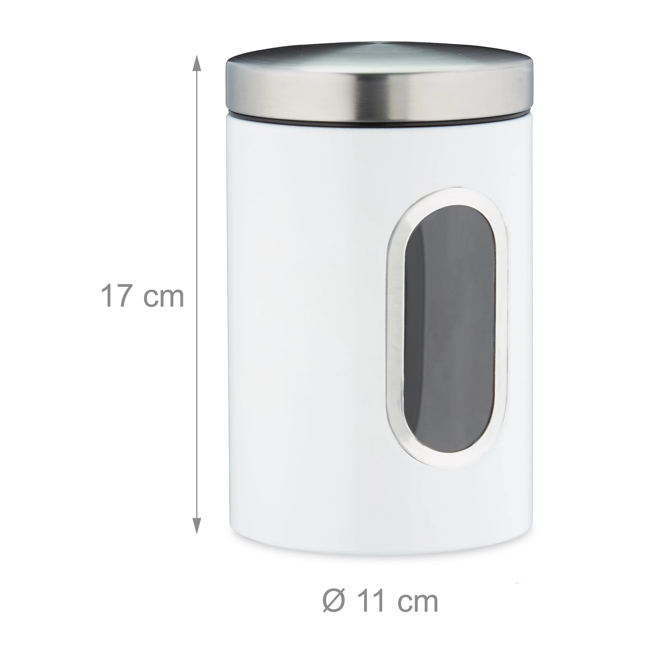 2x Vorratsdose mit Sichtfenster grau - Image 22