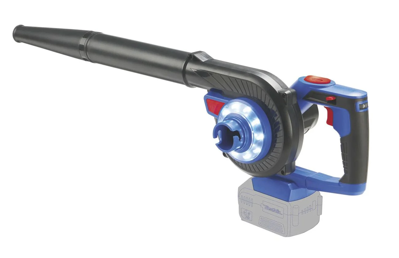 3 in 1 Akku-Turbo-Bläser für Garten, Werkstatt & Baustelle– Ohne Akku und Ladegerät