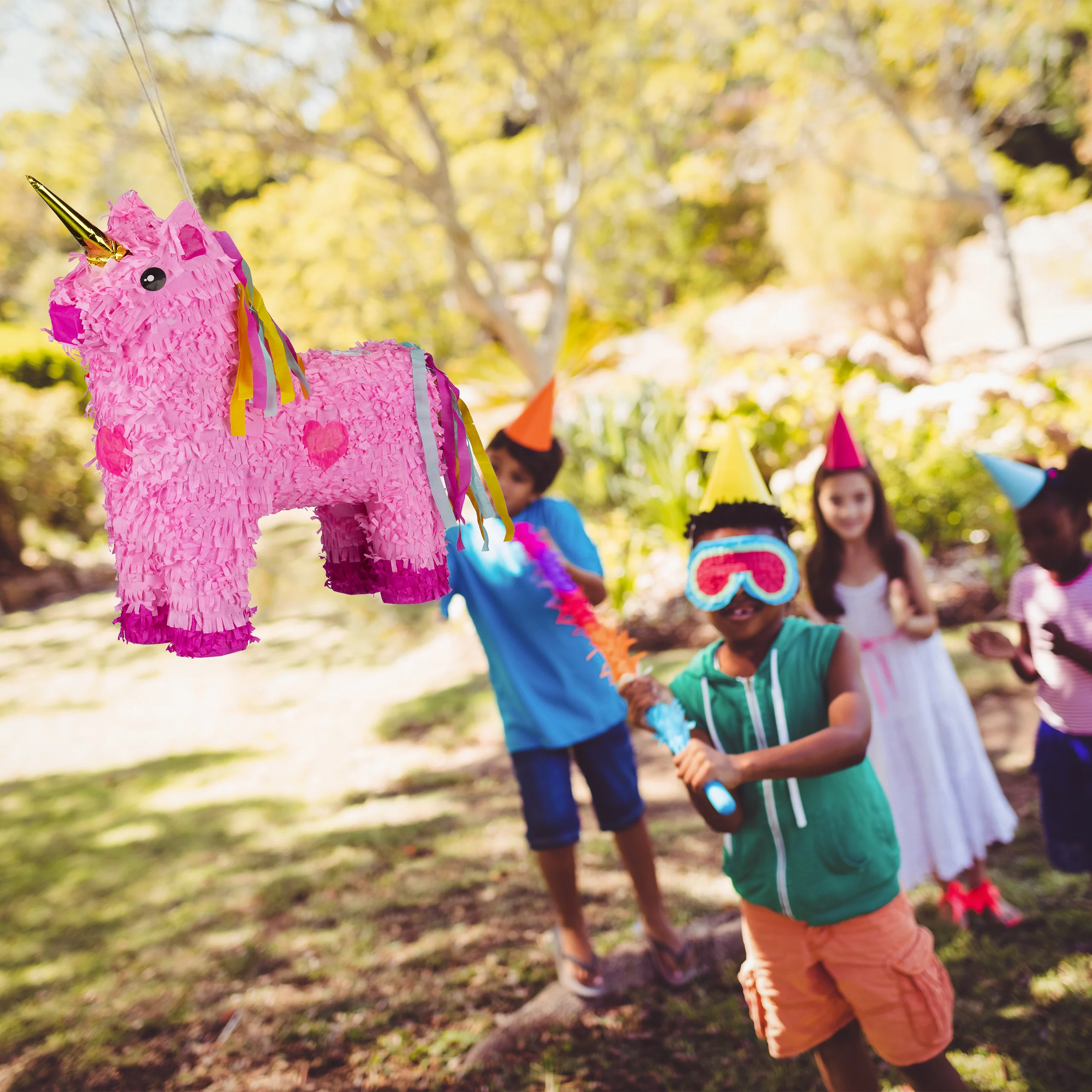 4-tlg. Pinata Set Einhorn - Image 2