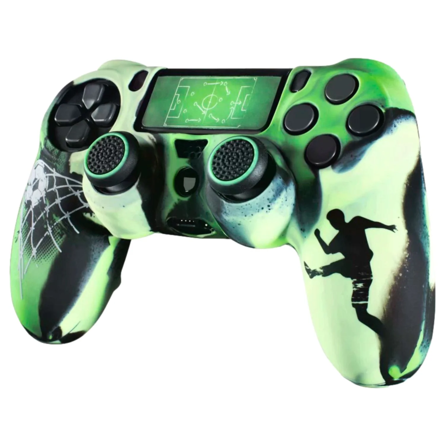 7in1 Set Schutzhülle Skin Soccer für PS4 Controller - Image 9
