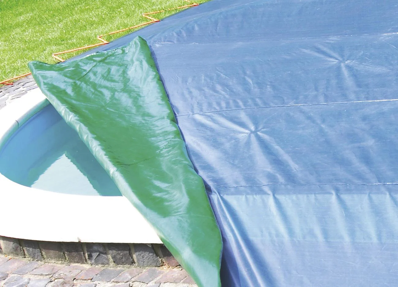 Abdeckplane Grün/Blau, extrem stark 150 g/m², 3 x 4 m - Image 3