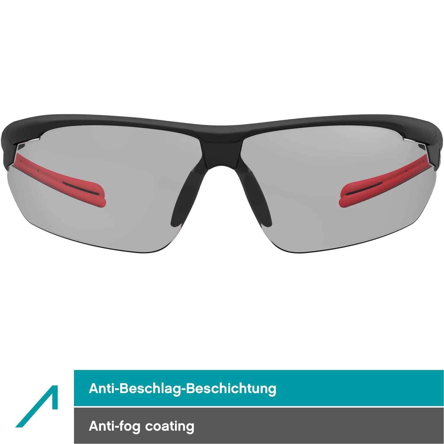 ACE Evo Schutzbrille - Antibeschlag-Arbeitsbrille für Arbeit, Airsoft, Schießsport etc. - Getönt - Image 5