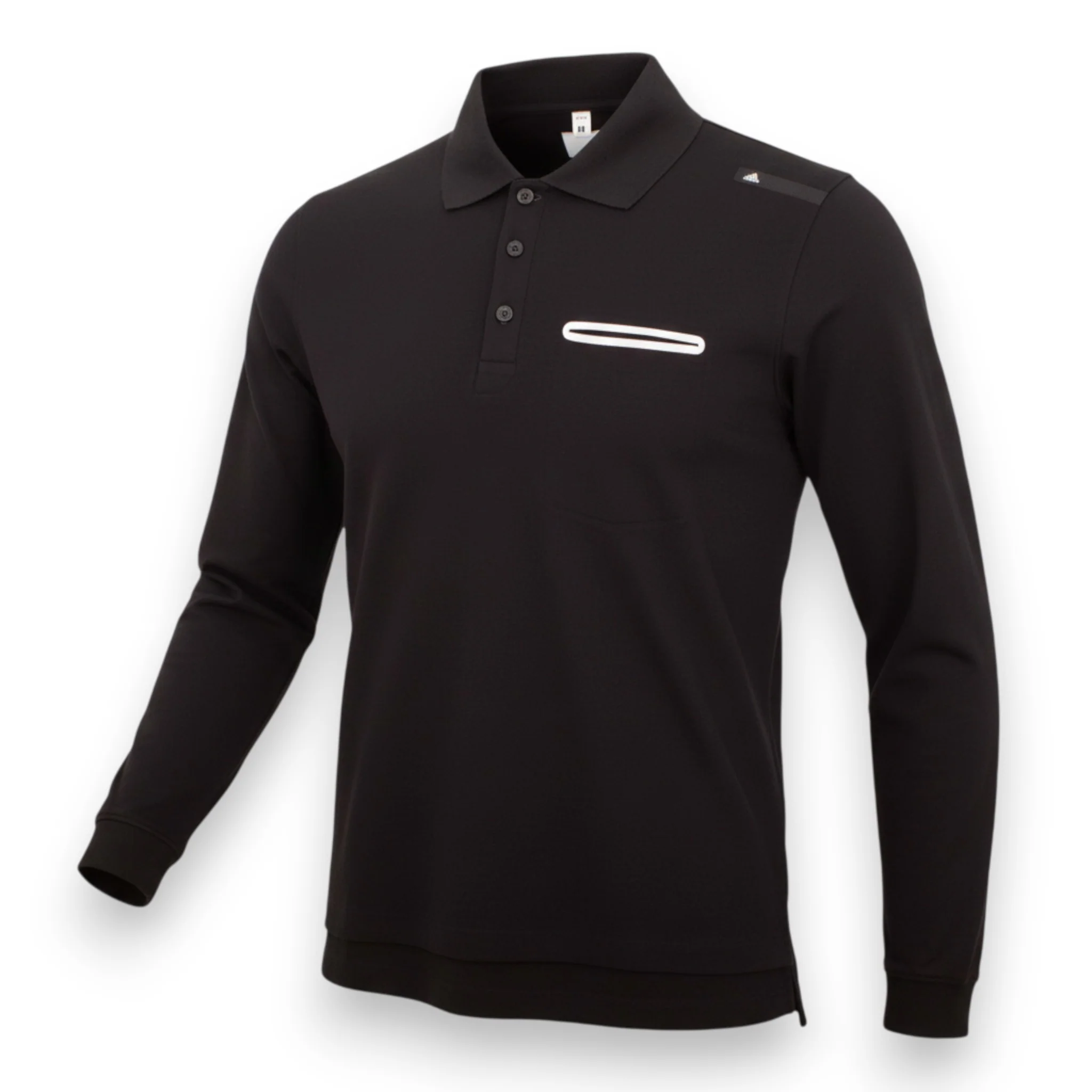 Adidas Basketball Climalite Longsleeve Polo Shirt Herren Langarm Shirt - Image 2