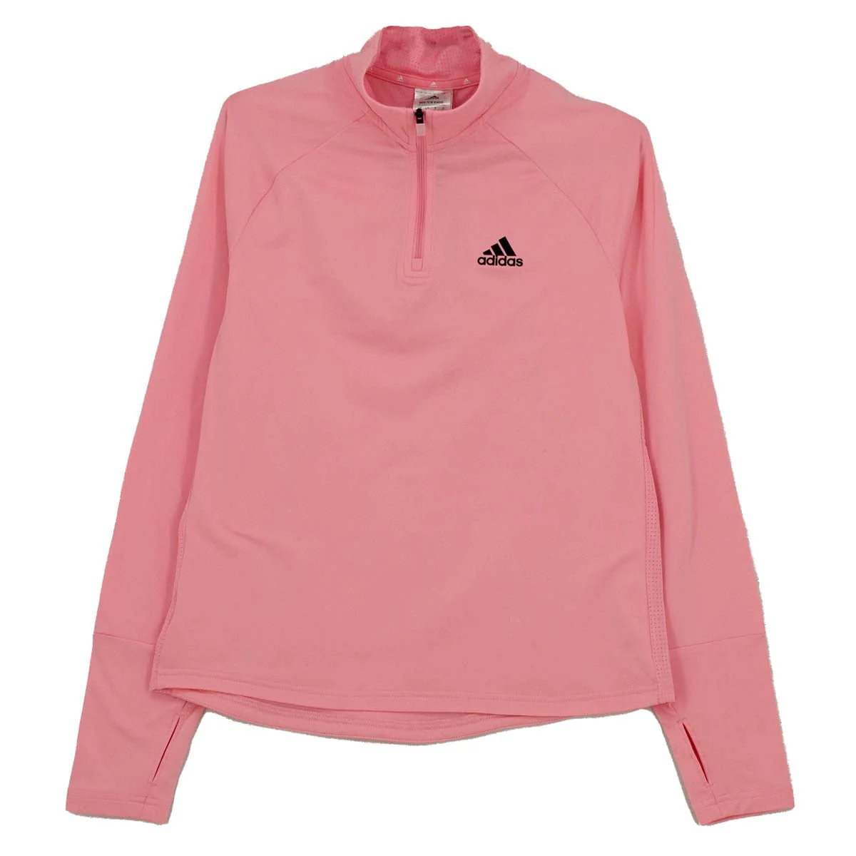Adidas Damen Trainingsshirt 1/4 Zip Langarm Sportshirt Laufshirt HD9334