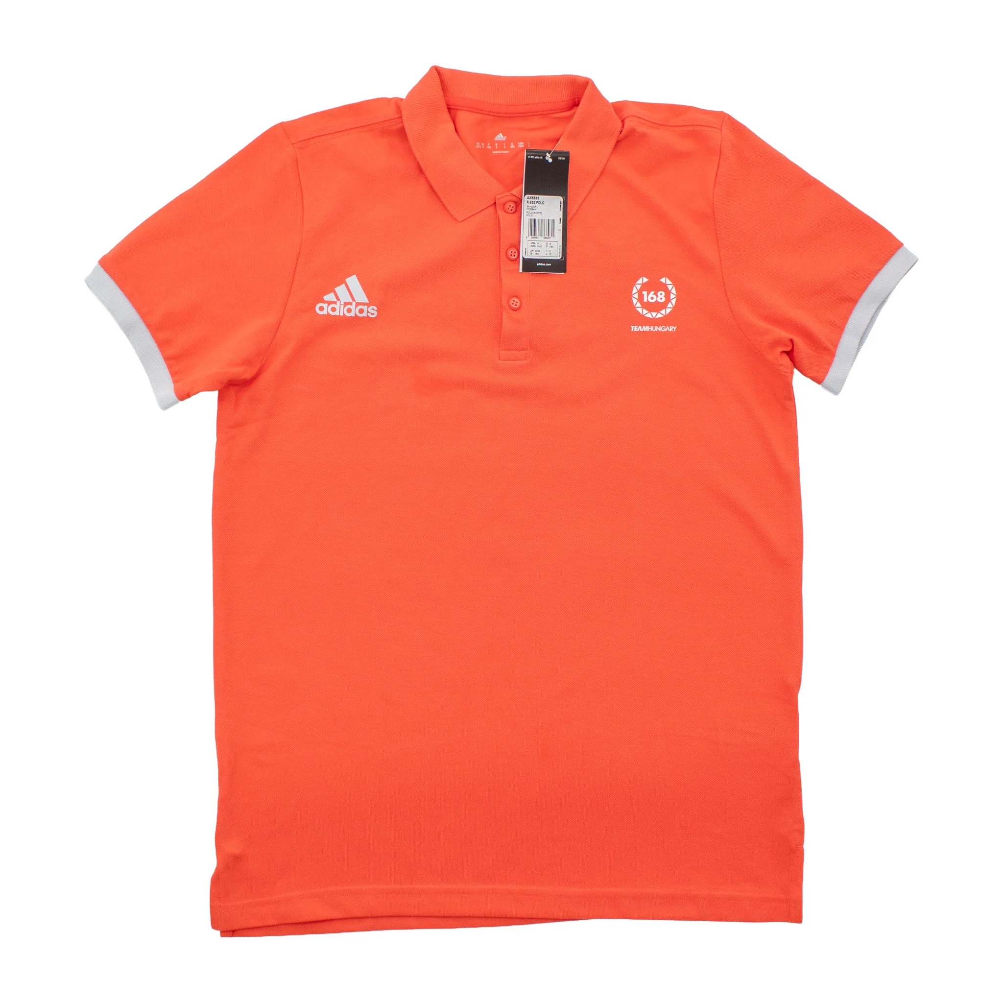 Adidas ESS Essentials Team Polo Shirt Hungary 168 T-Shirt Damen Herren - Image 15