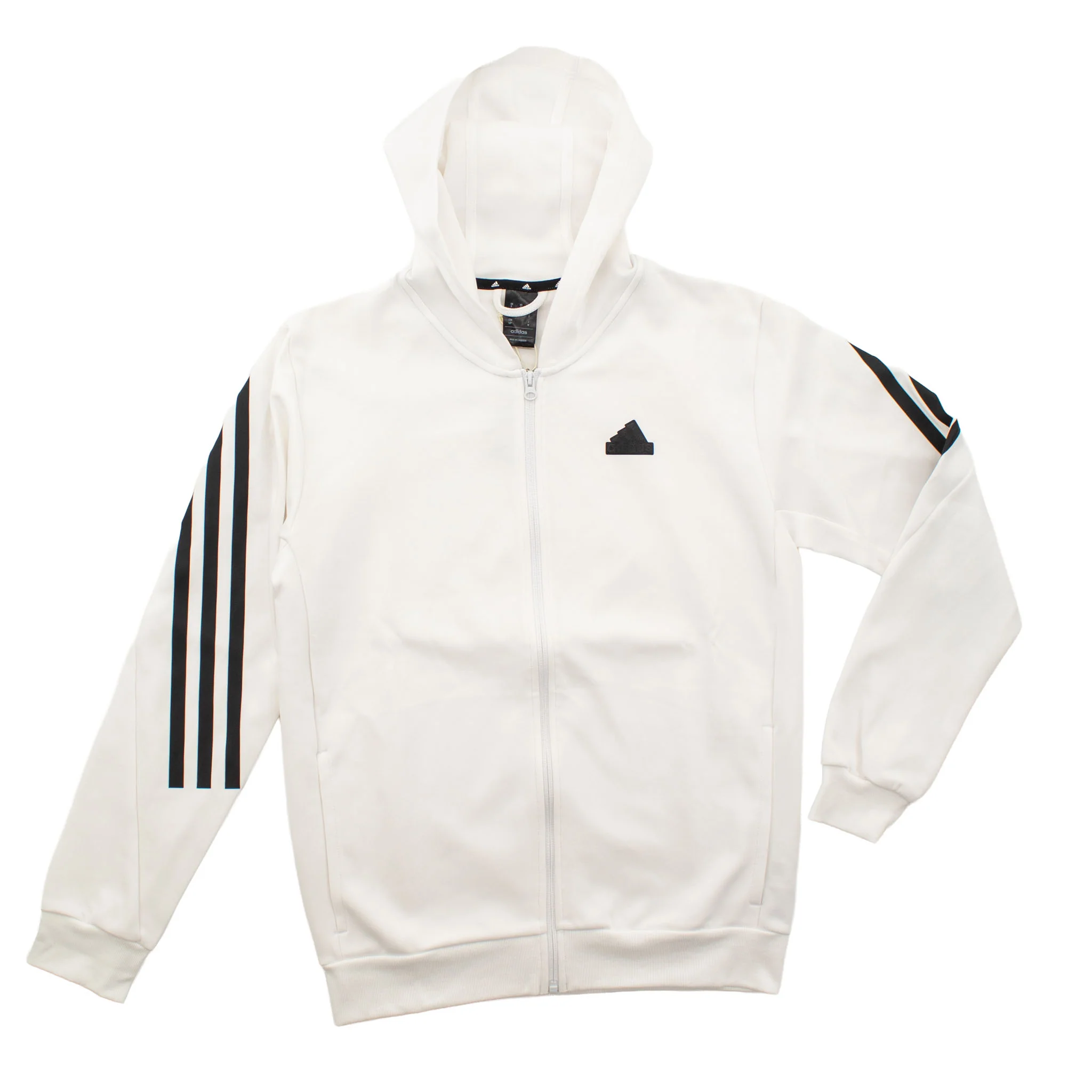 Adidas Full Zip Kapuzenjacke Future Icons 3-Stripes Hoodie Herren Sweatjacke 2XL - Image 2