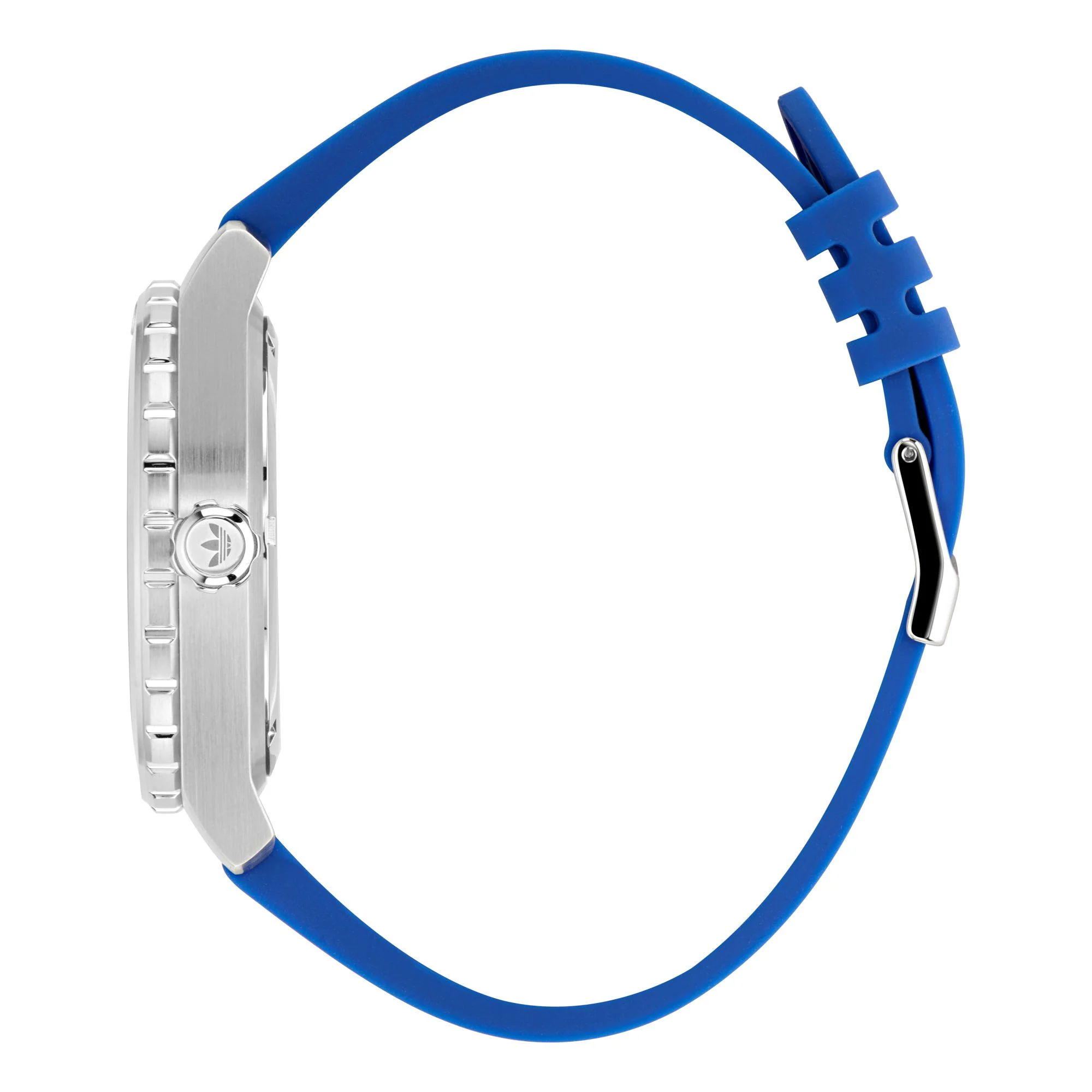 Adidas Herren Uhr Edelstahl Silikon blau AOSY25020 - Image 3