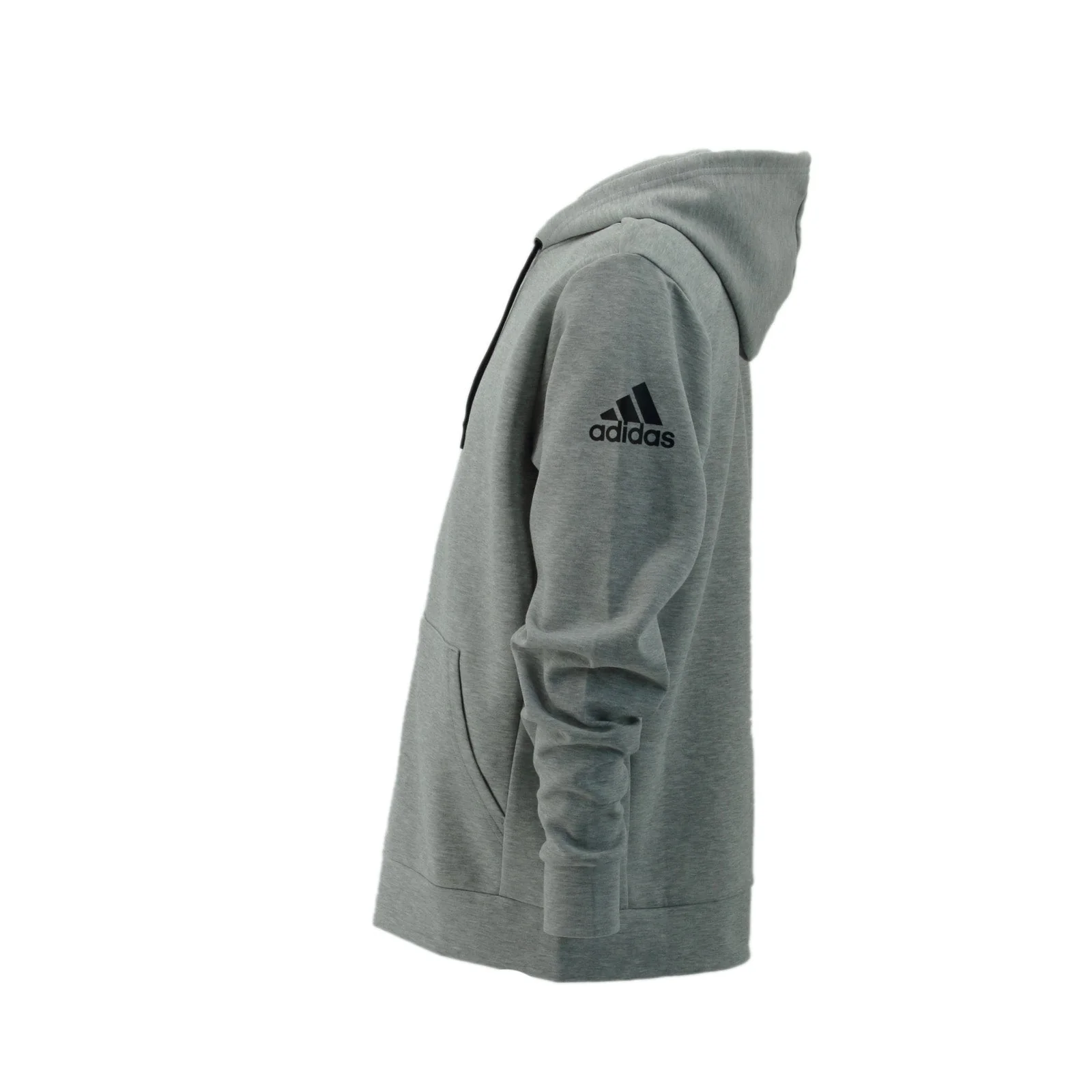 Adidas Must Have Plain Full Zip Hoody Kapuzenjacke Herren Sweatjacke grau DX7658 - Image 2