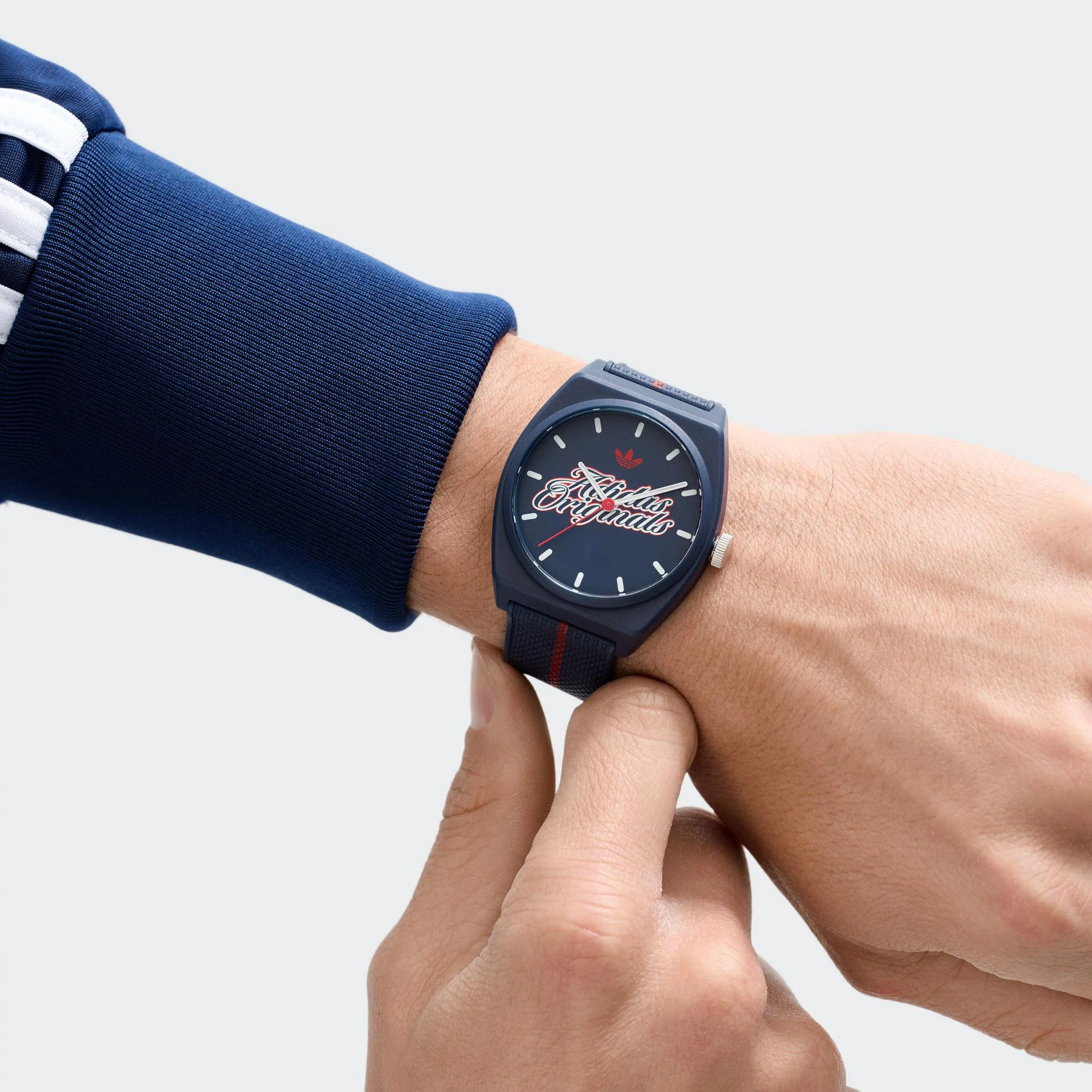 Adidas Unisex Uhr PROJECT TWO Kunststoff blau AOST26030 - Image 5