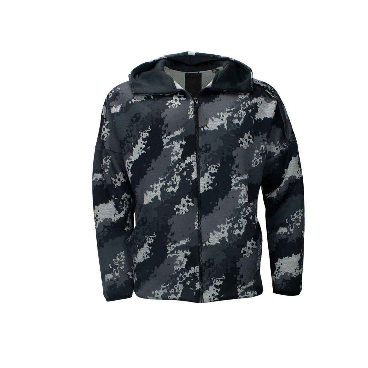 Adidas ZNE All Over Print AOP Hoody Herren Pullover Sweatjacke Kapuze DT9522 - Image 4