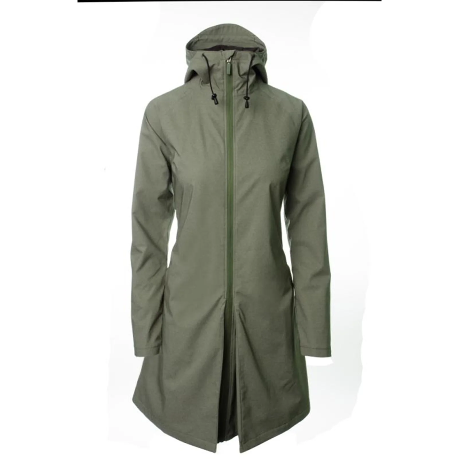 AGU Damen Regenmantel SEQ Urban Gr. L olive grün