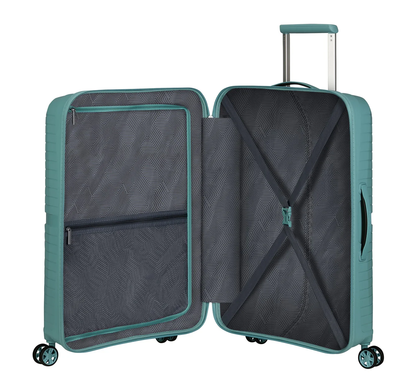 American Tourister AIRCONIC Spinner 67 cm mit TSA-Zahlenschloss dusty turquoise - Image 6