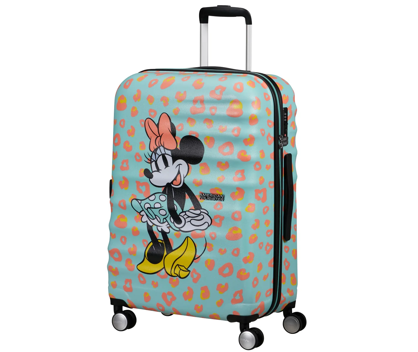 American Tourister Wavebreaker Disney Spinner 67 cm mit TSA-Zahlenschloss Minnie Pastel Dots - Image 2