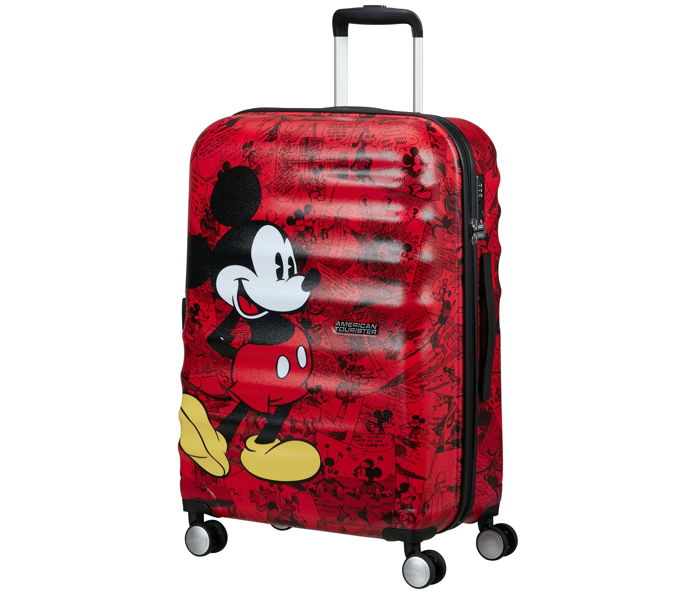 American Tourister Wavebreaker Disney Spinner 67 cm mit TSA-Zahlenschloss Minnie Pastel Dots - Image 3