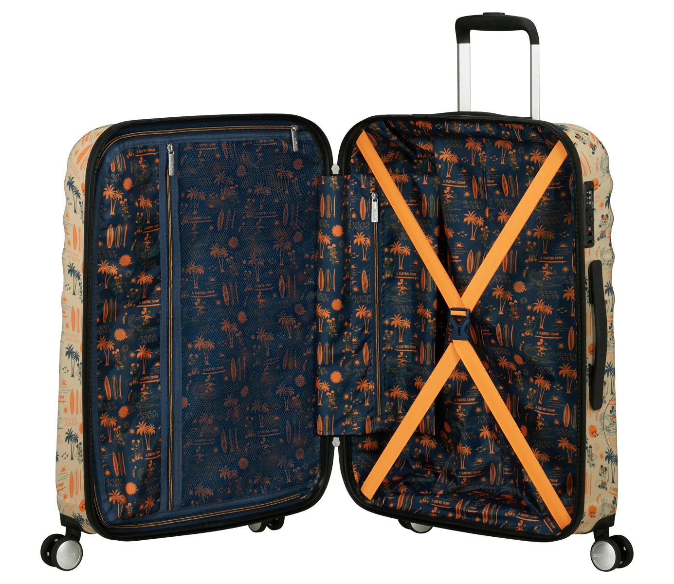 American Tourister Wavebreaker Disney Spinner 67 cm mit TSA-Zahlenschloss Minnie Pastel Dots - Image 6