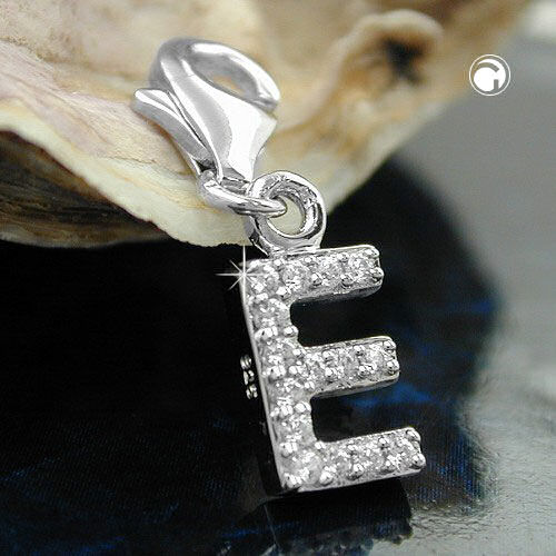 Anhänger, Charm Buchstabe E, Silber 925 - Image 2