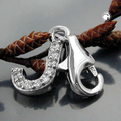 Anhänger, Charm Buchstabe J, Silber 925 - Image 2