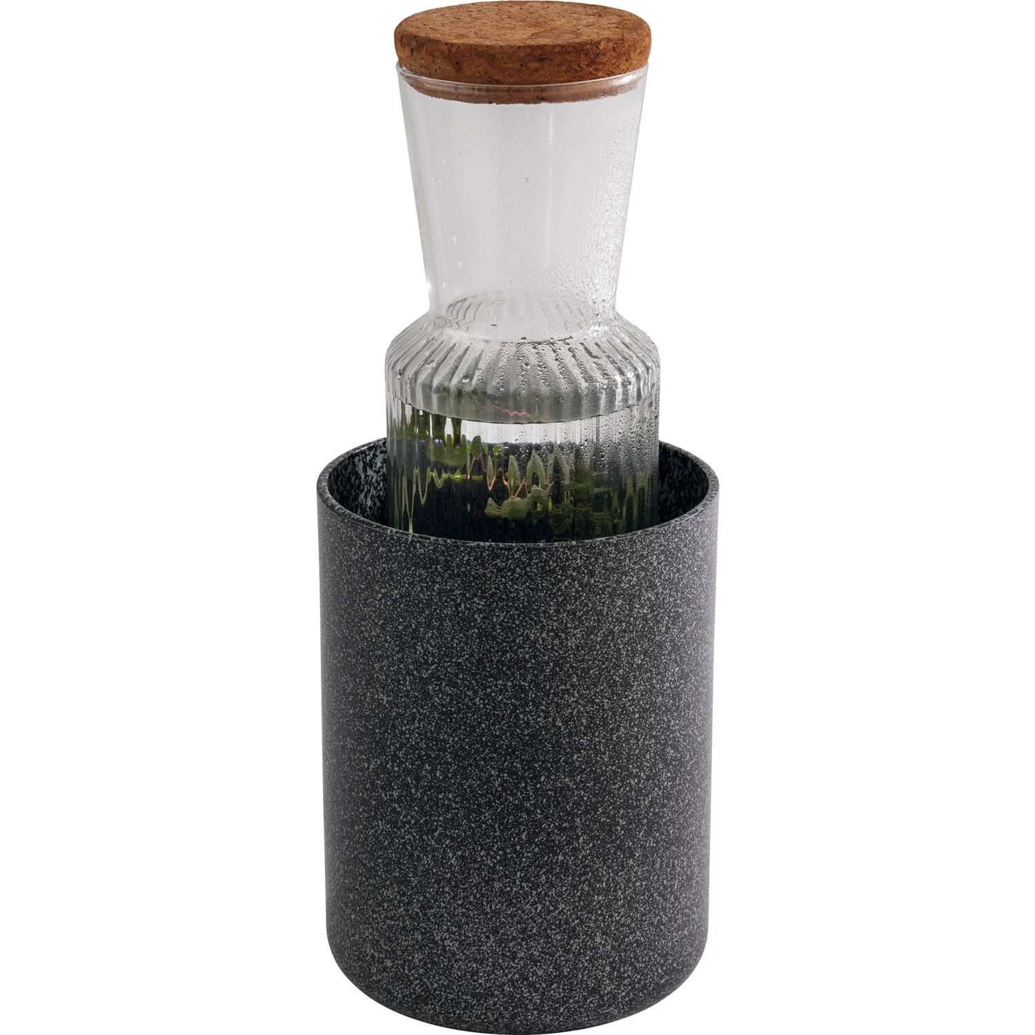 APS Dressingtopf/Flaschenkühler, Höhe: 150 mm, ø: 115 mm black/silver - Image 3