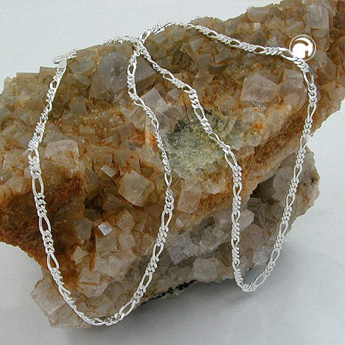 Armband 2mm Figarokette Silber 925 18cm