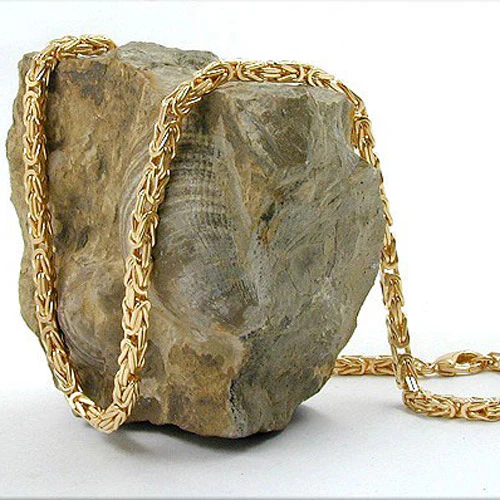 Armband 3x3mm Königskette Vierkant AMD 21cm - Image 2