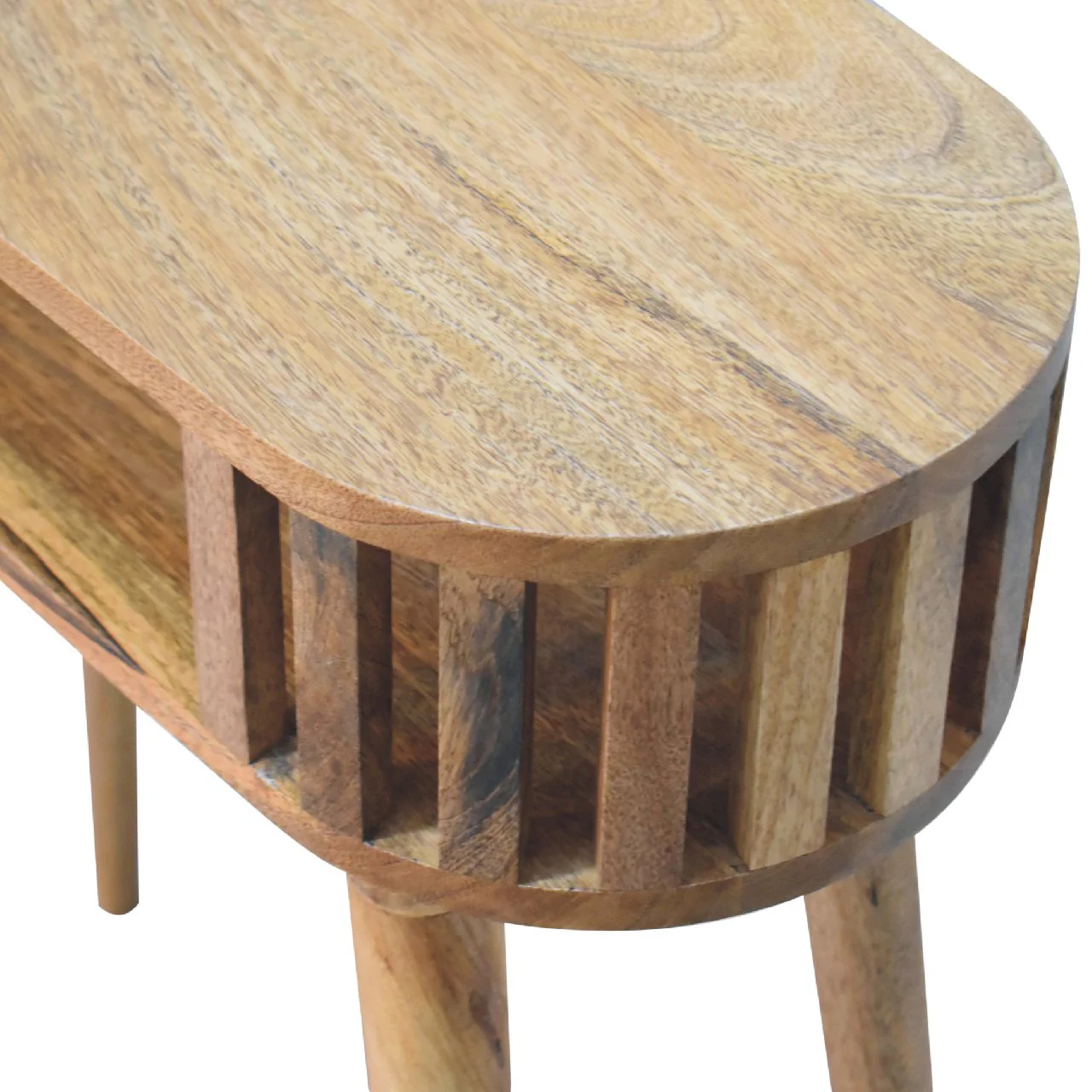 Artisan Furniture Massivholz Ariella Konsolentisch, 1 offenes Fach, Beige - Image 10
