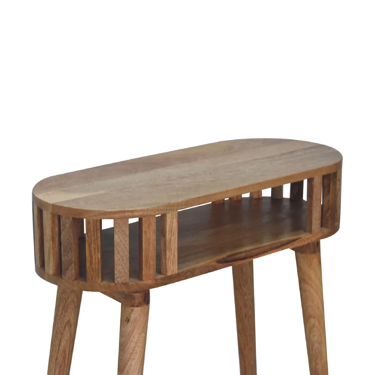 Artisan Furniture Massivholz Ariella Konsolentisch, 1 offenes Fach, Beige - Image 9