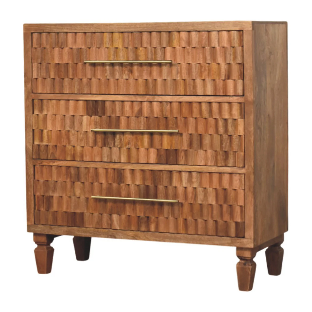 Artisan Furniture Massivholz Arno Kommode – Teak Braun - Image 2