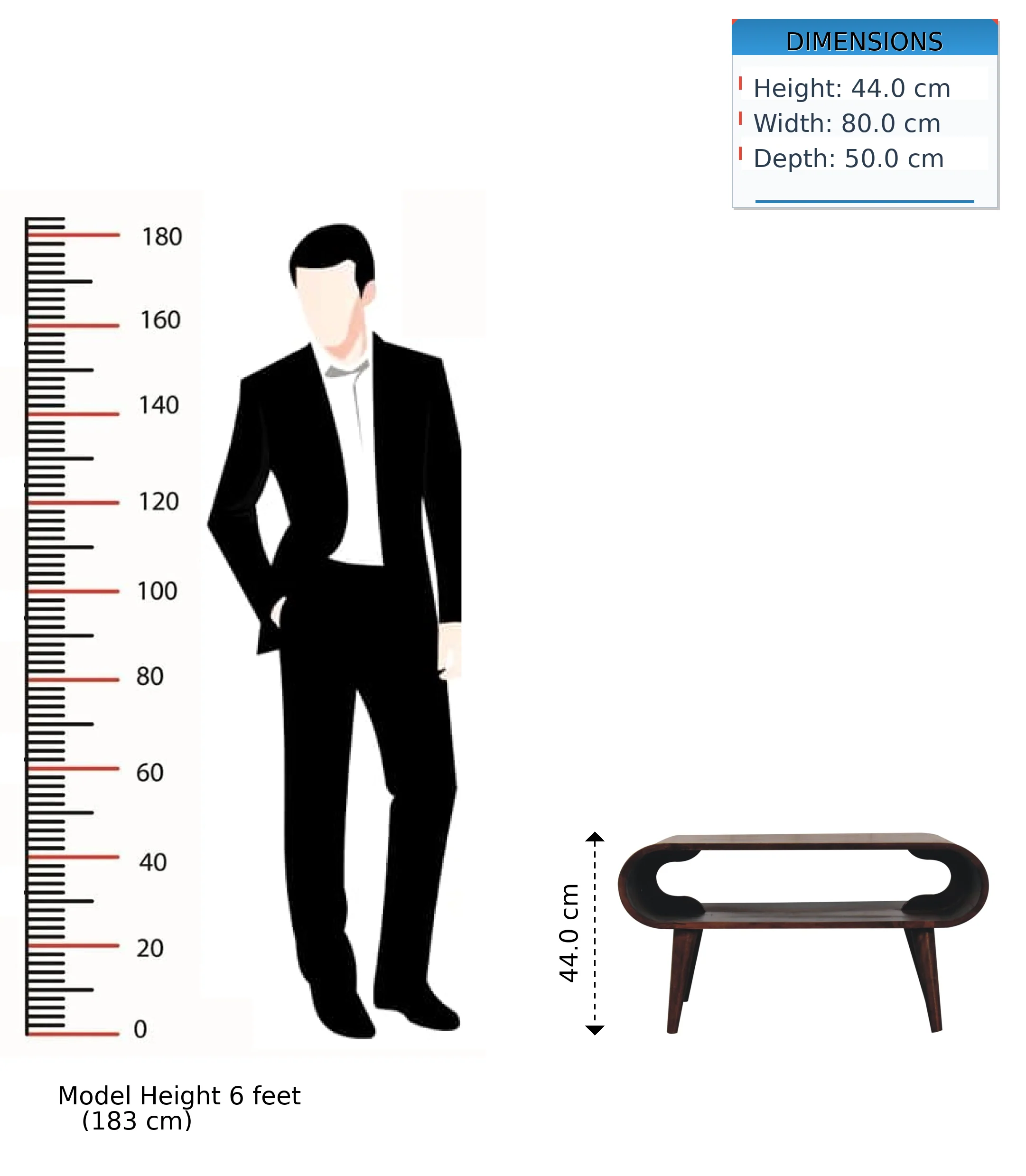 Artisan Furniture Massivholz-Couchtisch California aus Walnussholz, offen, braun - Image 10