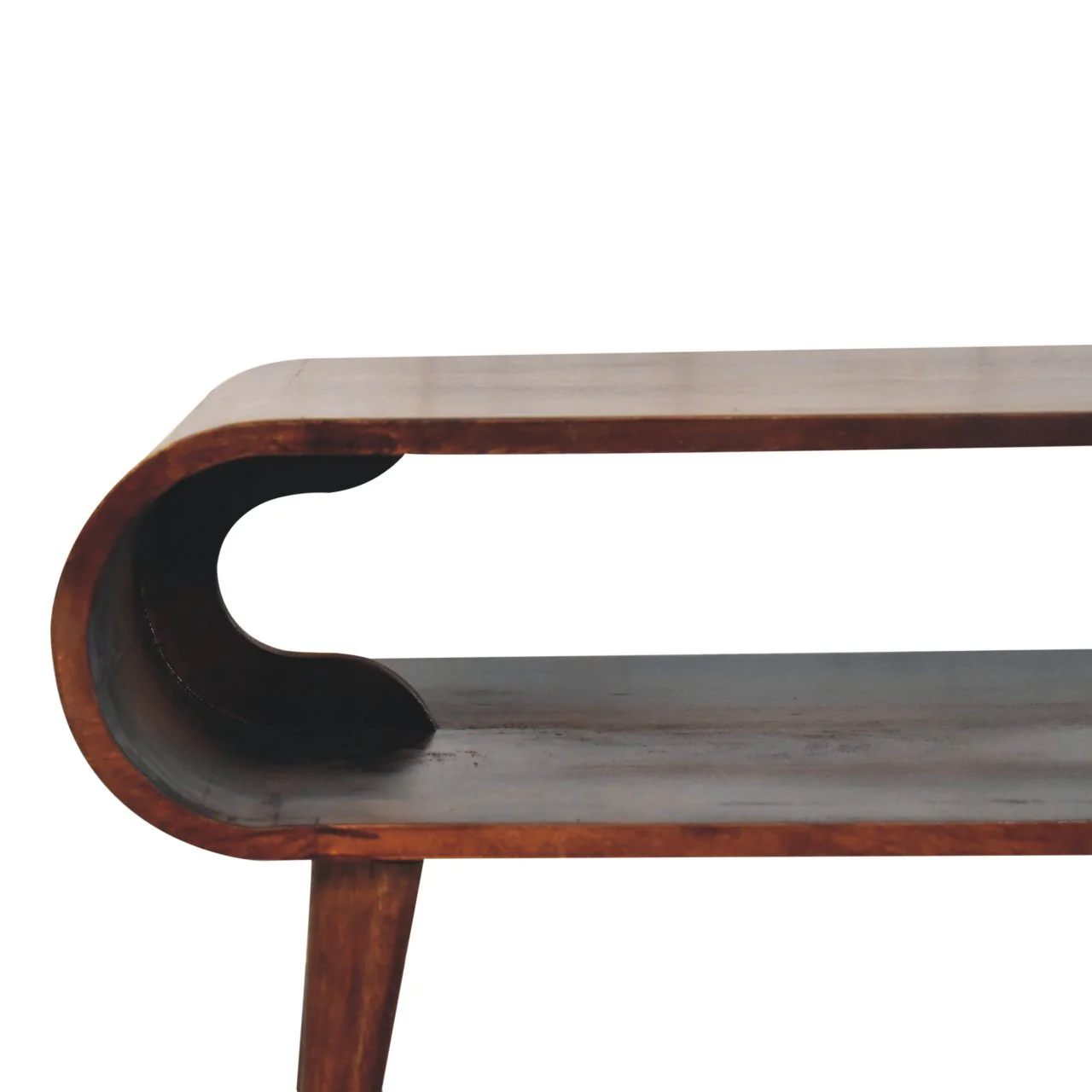 Artisan Furniture Massivholz-Couchtisch California aus Walnussholz, offen, braun - Image 5