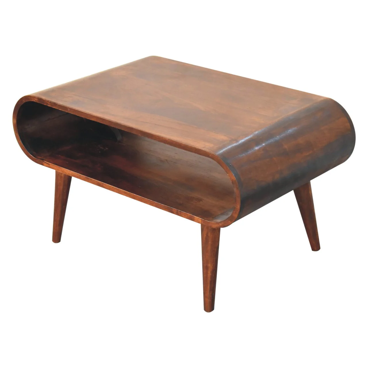 Artisan Furniture Massivholz-Couchtisch California aus Walnussholz, offen, braun - Image 6