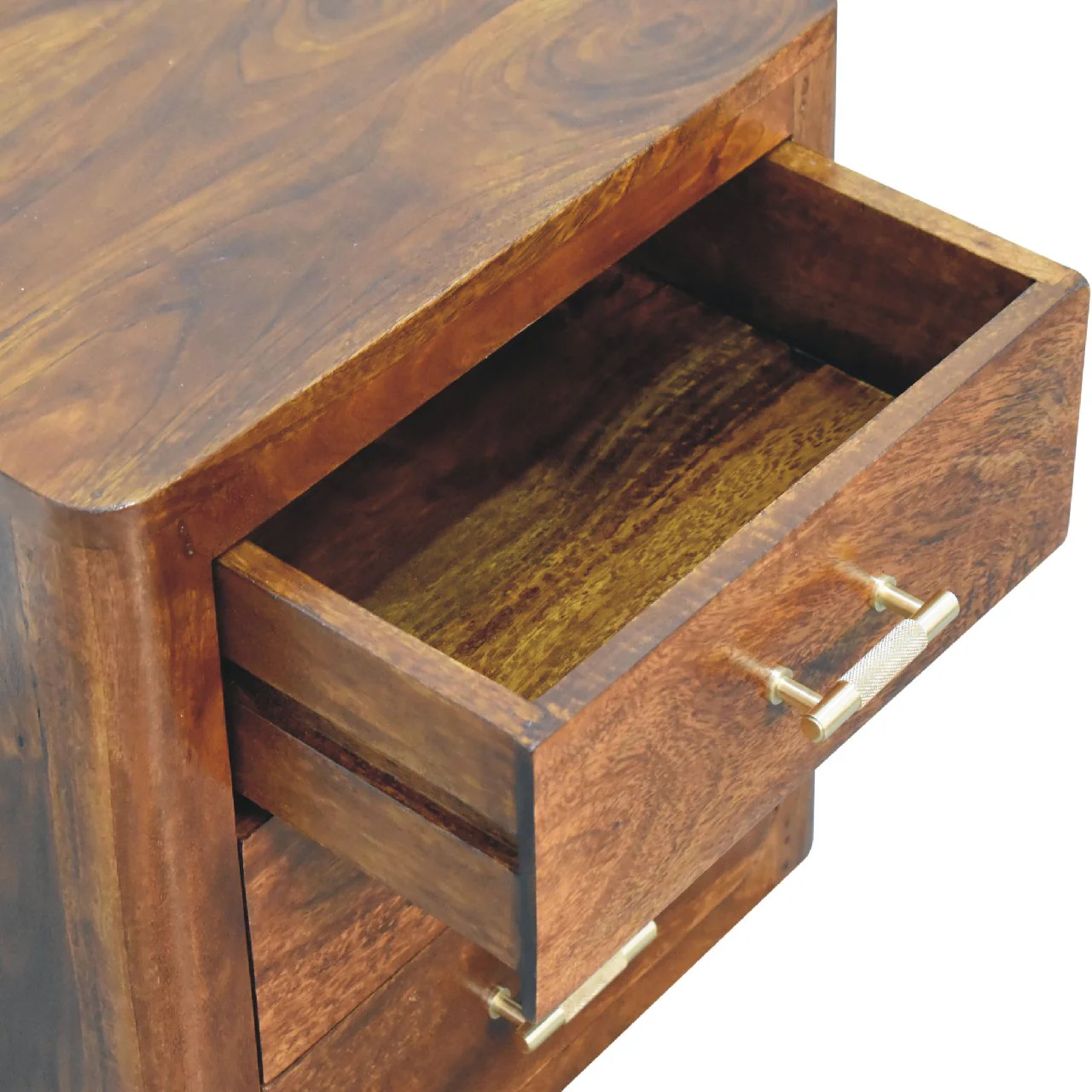 Artisan Furniture Massivholz Luca Nachttisch Braun - Image 9