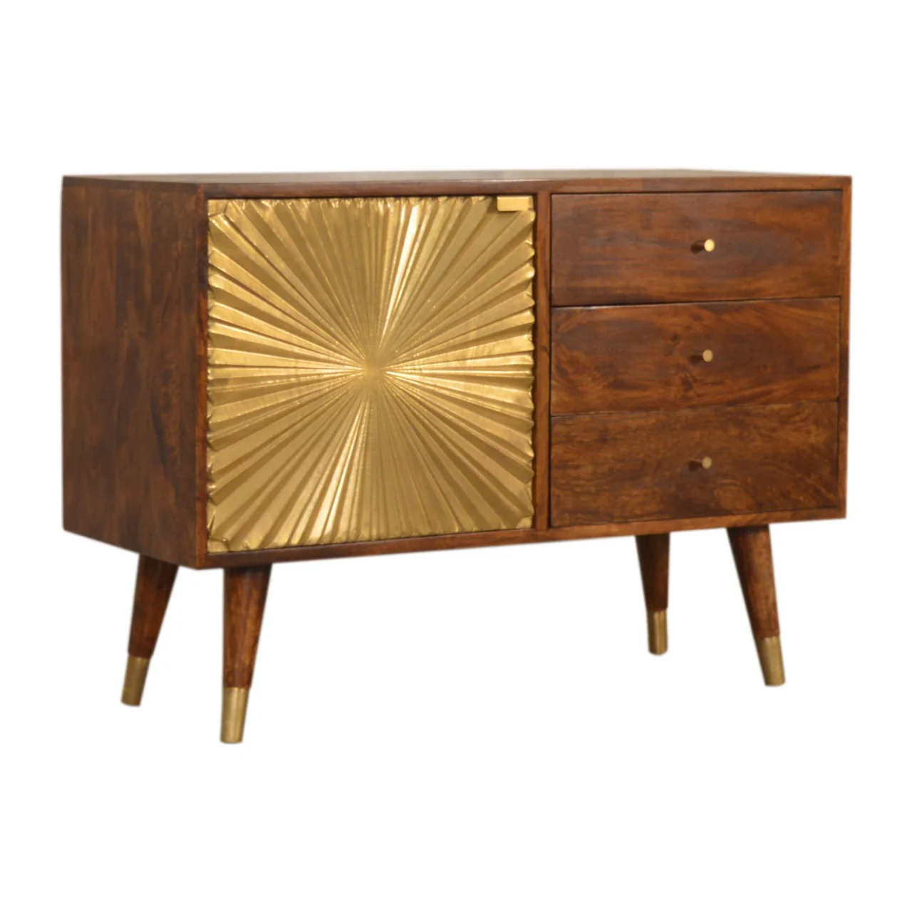 Artisan Furniture Massivholz Manila Gold Sideboard Braun - Image 3