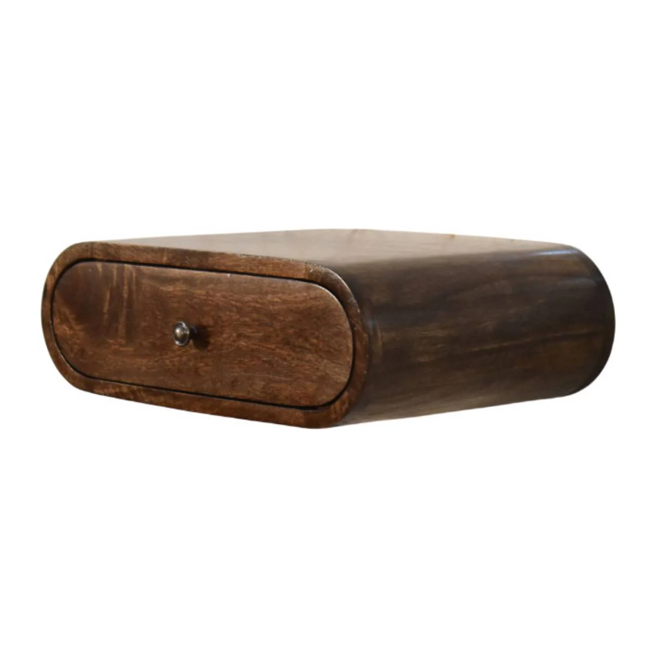 Artisan Furniture Massivholz-Nachttisch mit abgerundeten Kanten, wandmontiert - Image 2