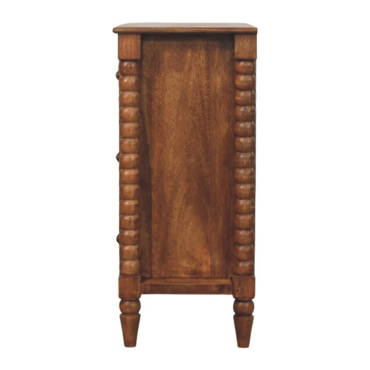 Artisan Furniture Massivholz Spindel Kommode, 3 Schubladen, Braun - Image 9