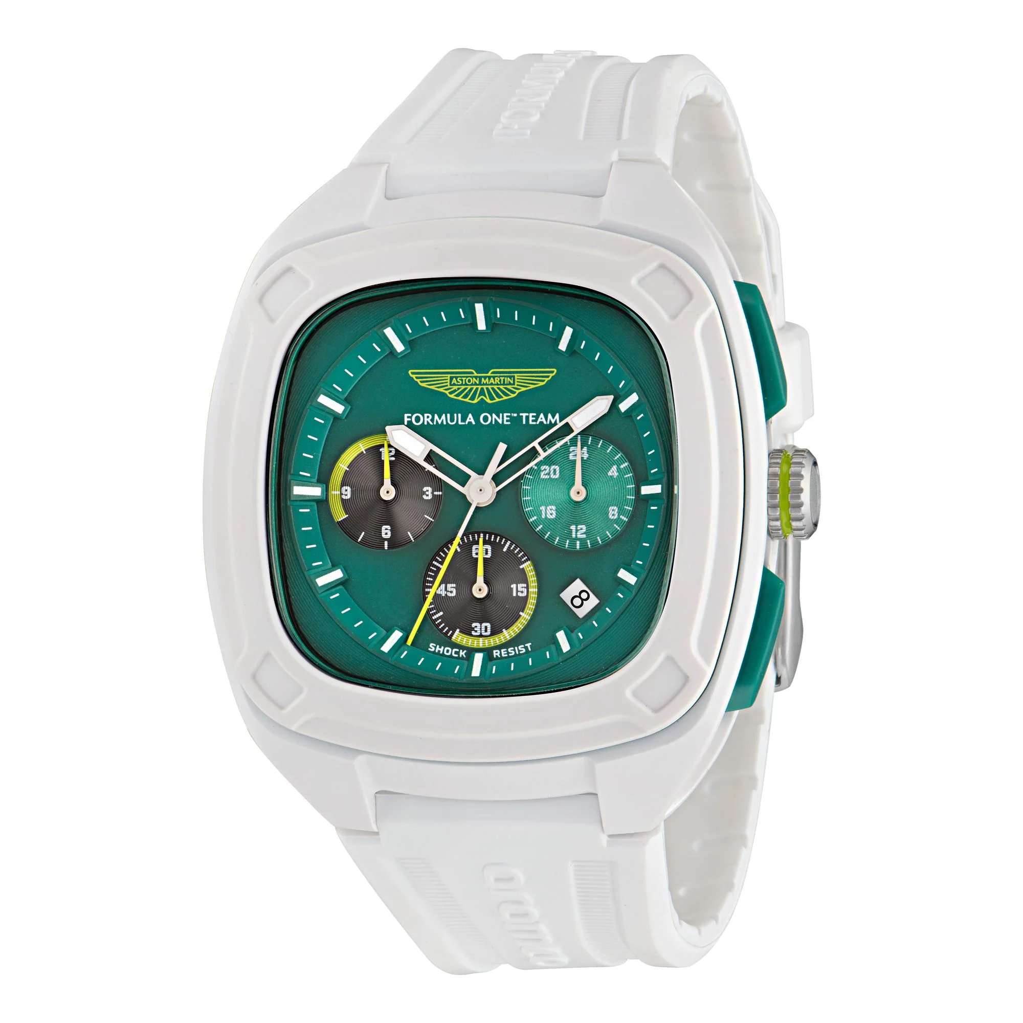 ASTON MARTIN Herren Uhr Analog Quarz AM FORMULA 1 MTFO1F502 Silikon - Image 4