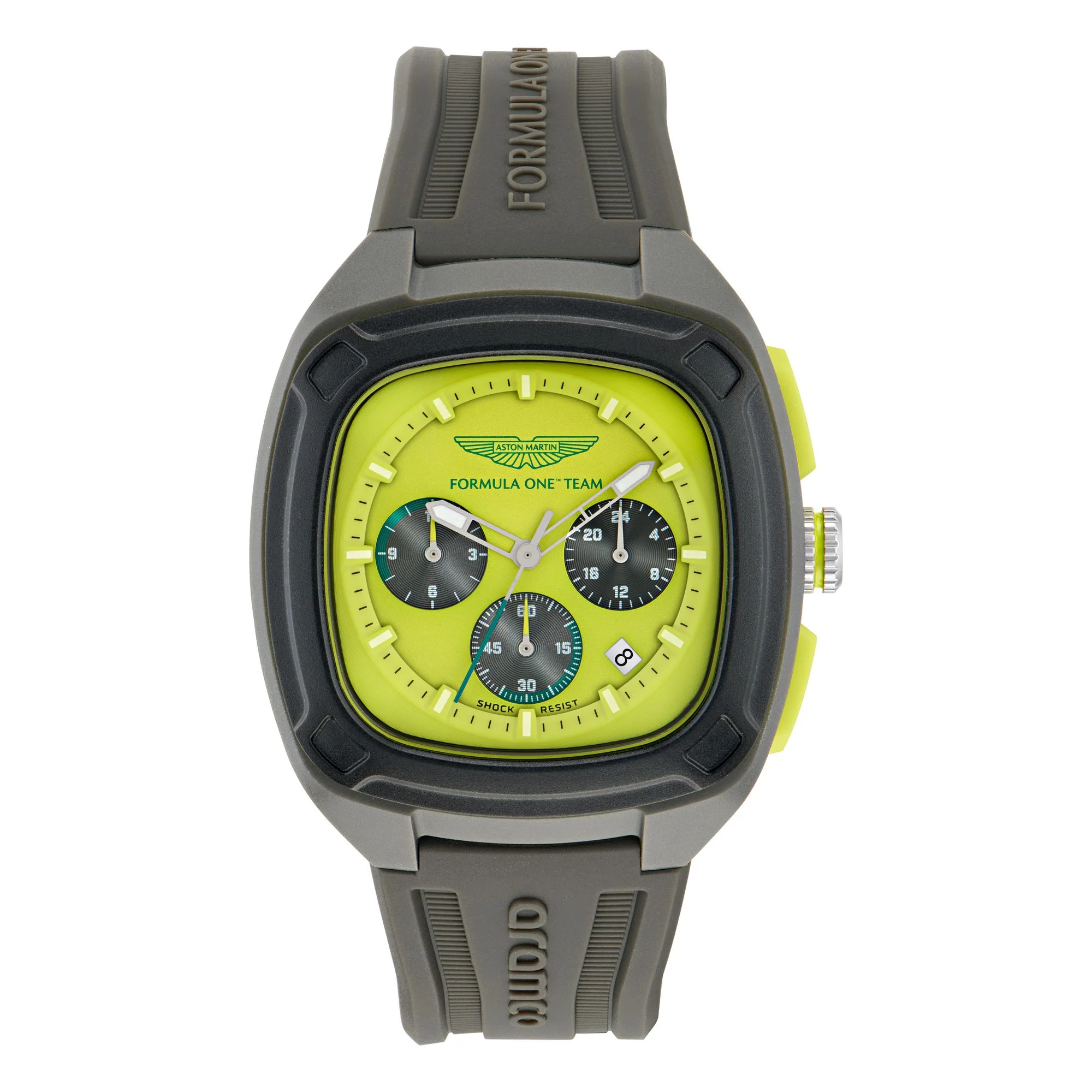 ASTON MARTIN Herren Uhr Analog Quarz AM FORMULA 1 MTFO1F504 Silikon