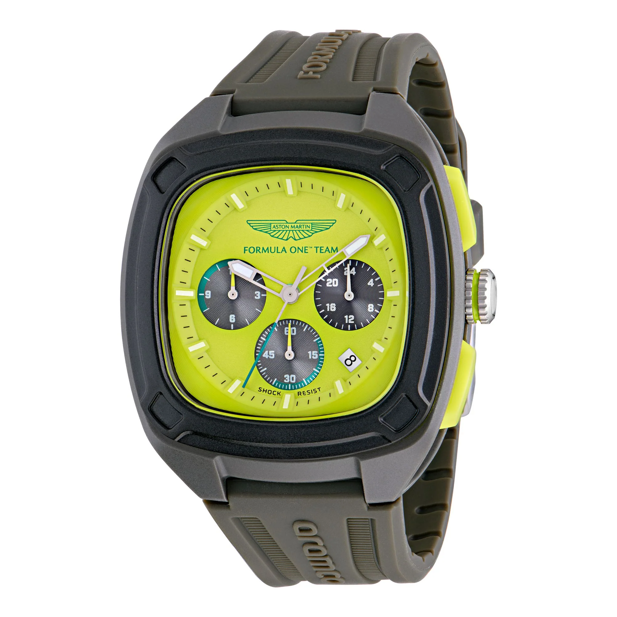 ASTON MARTIN Herren Uhr Analog Quarz AM FORMULA 1 MTFO1F504 Silikon - Image 4