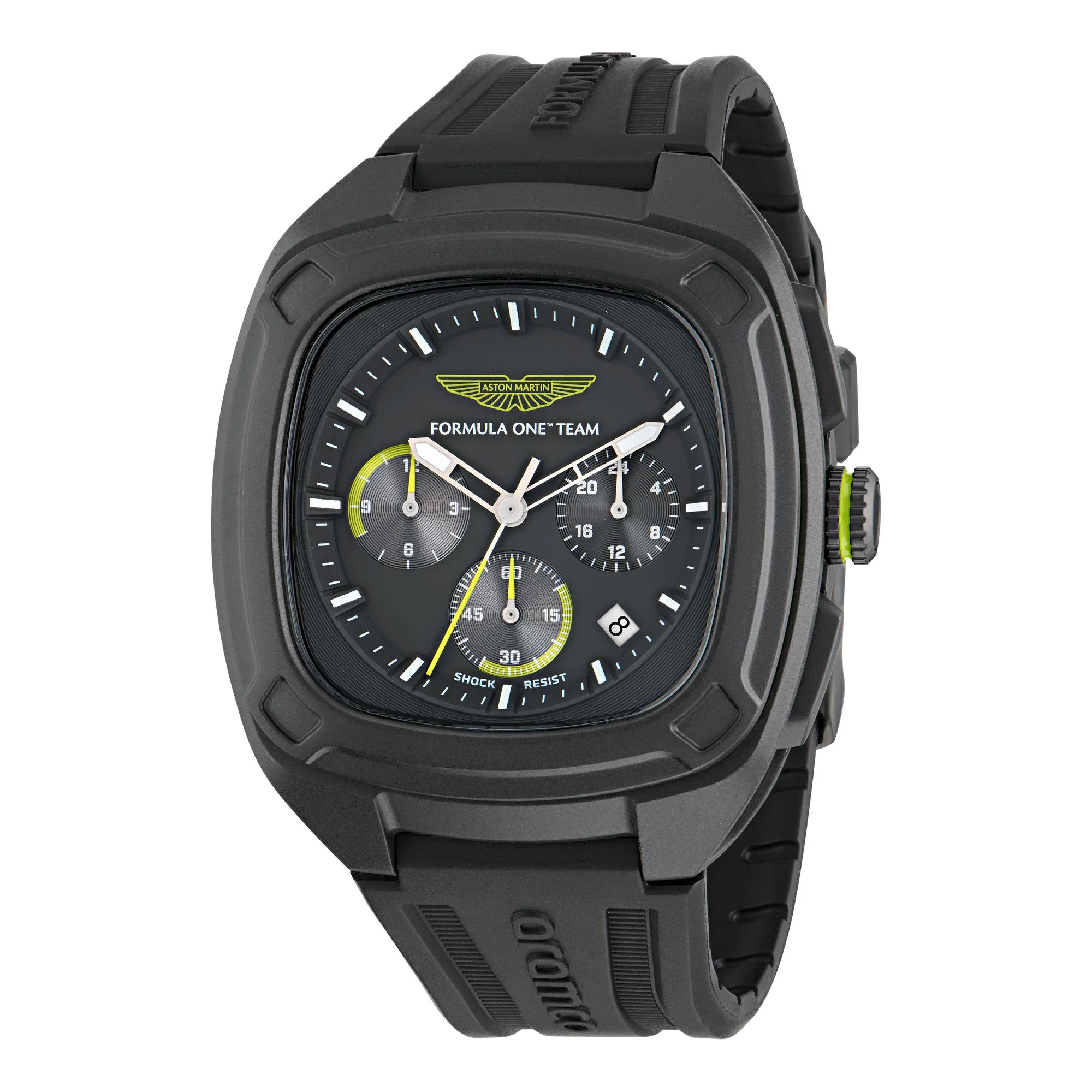 ASTON MARTIN Herren Uhr Analog Quarz AM FORMULA 1 MTFO1F505 Silikon - Image 4
