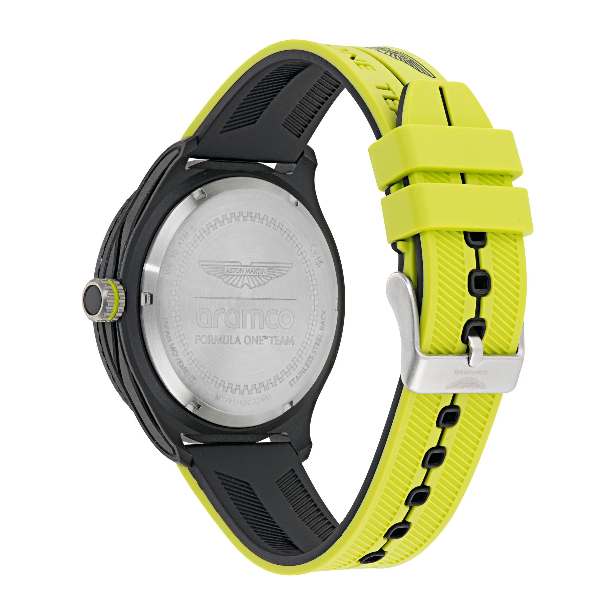 ASTON MARTIN Herren Uhr Analog Quarz AM FORMULA 1 MTFP1F502 Silikon - Image 3
