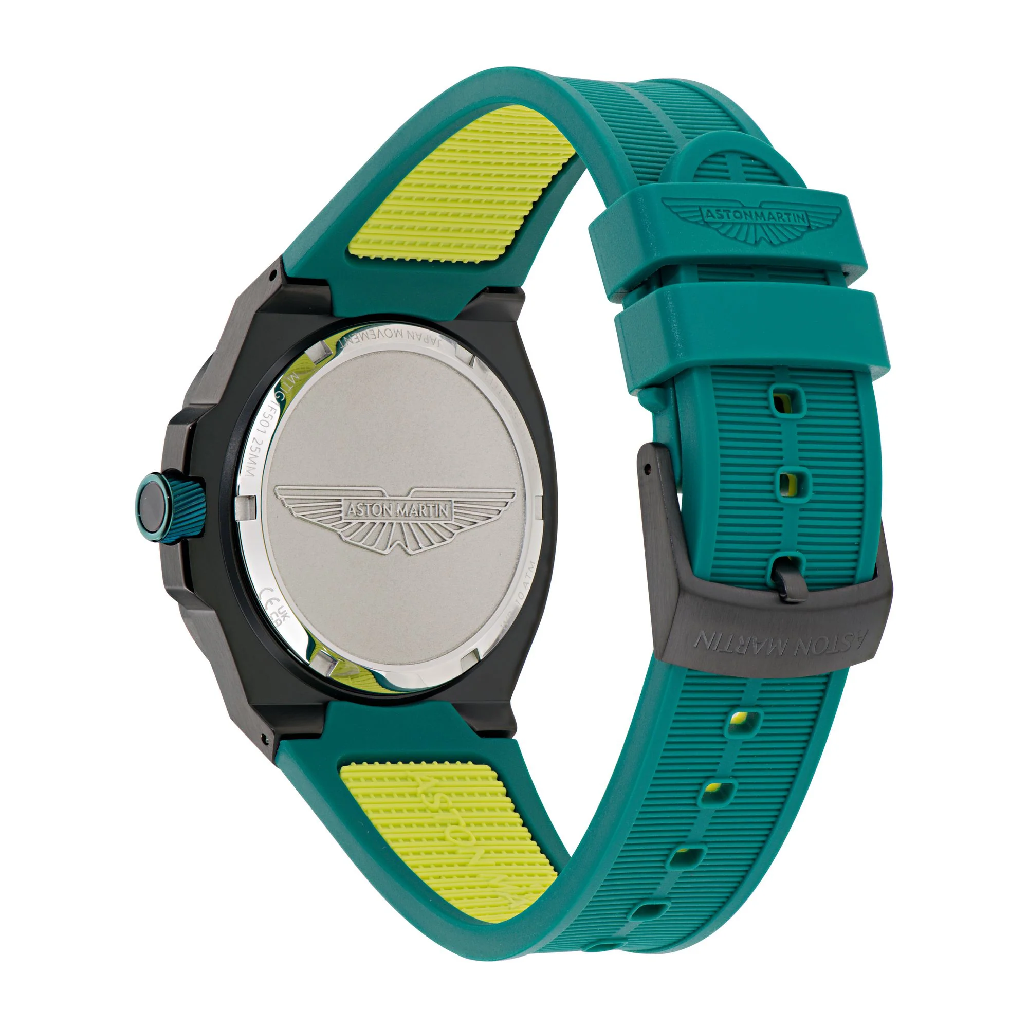 ASTON MARTIN Herren Uhr Analog Quarz AML ICON MTIG1F501 Silikon - Image 3