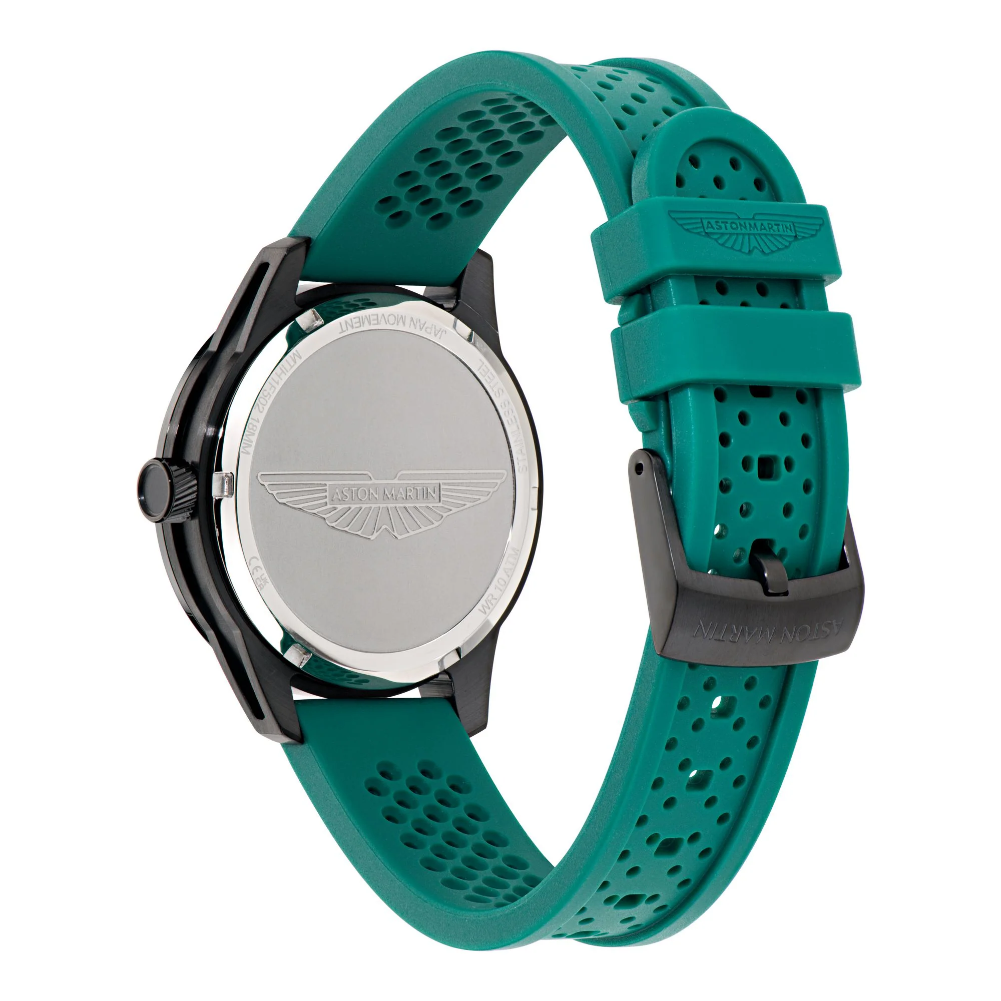 ASTON MARTIN Herren Uhr Armbanduhr Analog Quarz AML ICON MTIH1F502 Silikon - Image 3