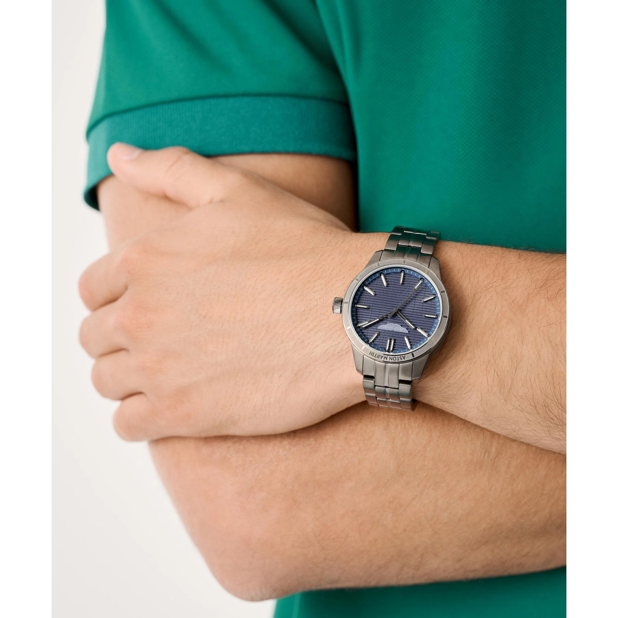 ASTON MARTIN Herren Uhr Armbanduhr Analog Quarz AML ICON MTIH1F504 Edelstahl - Image 5